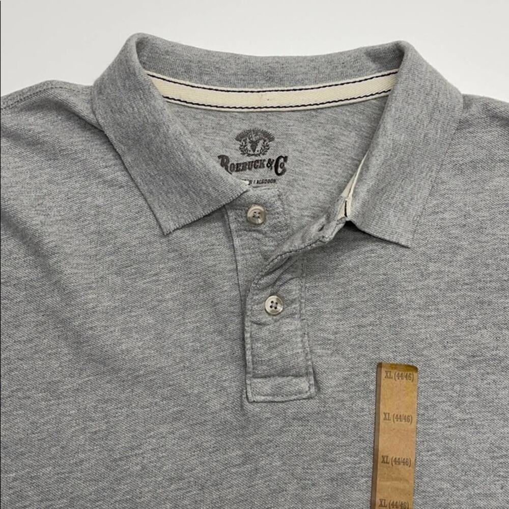 SEARS ROEBUCK & CO - Mens Gray XL Polo Shirt